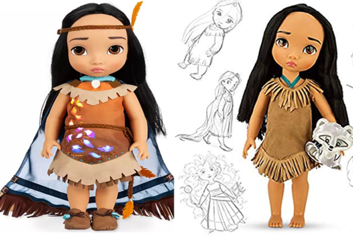 Left: Pocahontas Special Edition. Right: Original Pocahontas.