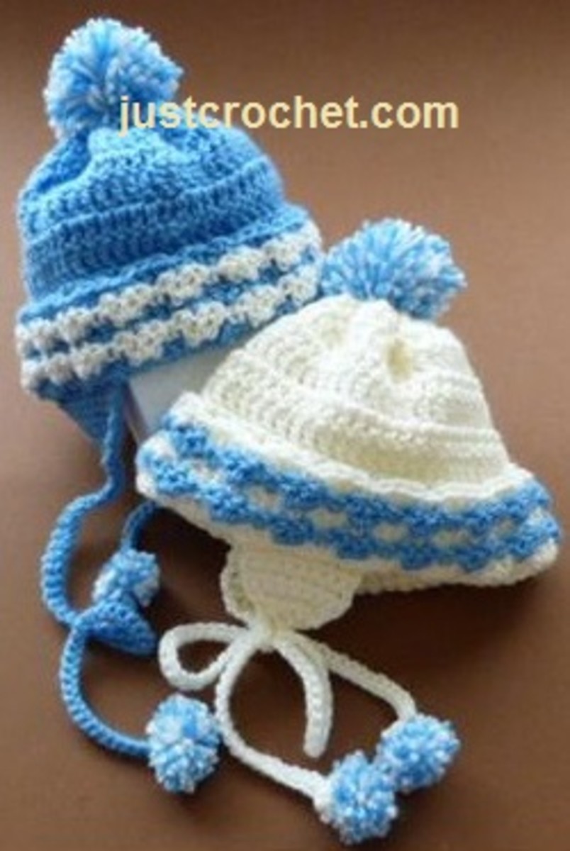 Crochet Baby Boy Helmet