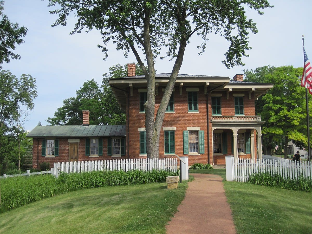The Ulysses S. Grant House in Galena, a national landmark (1860).