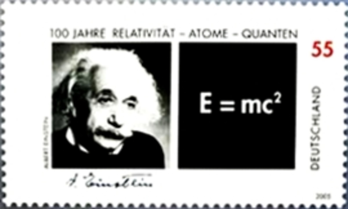 Einstein Stamp from Germany