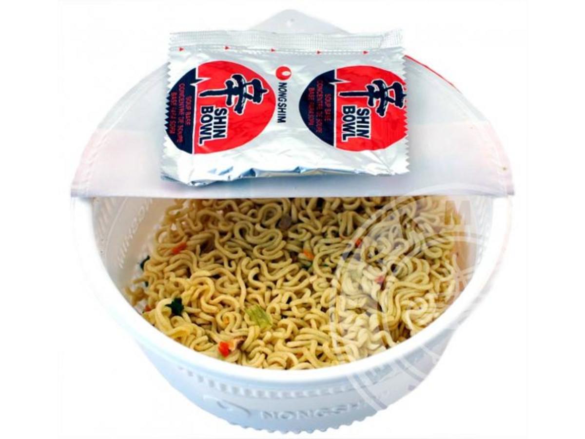 Typical Cup Noodle Content