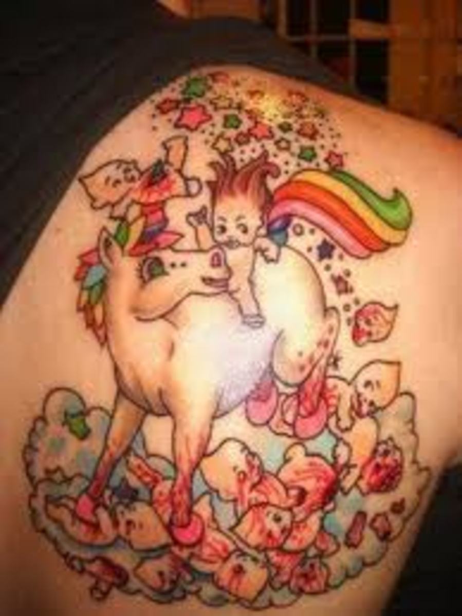 Unicorn Tattoos And Meanings; Unicorn Tattoo Designs, Ideas, and Pictures