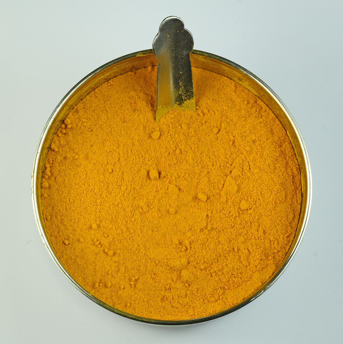 Turmeric powder is a strong colorant without a strong flavor.