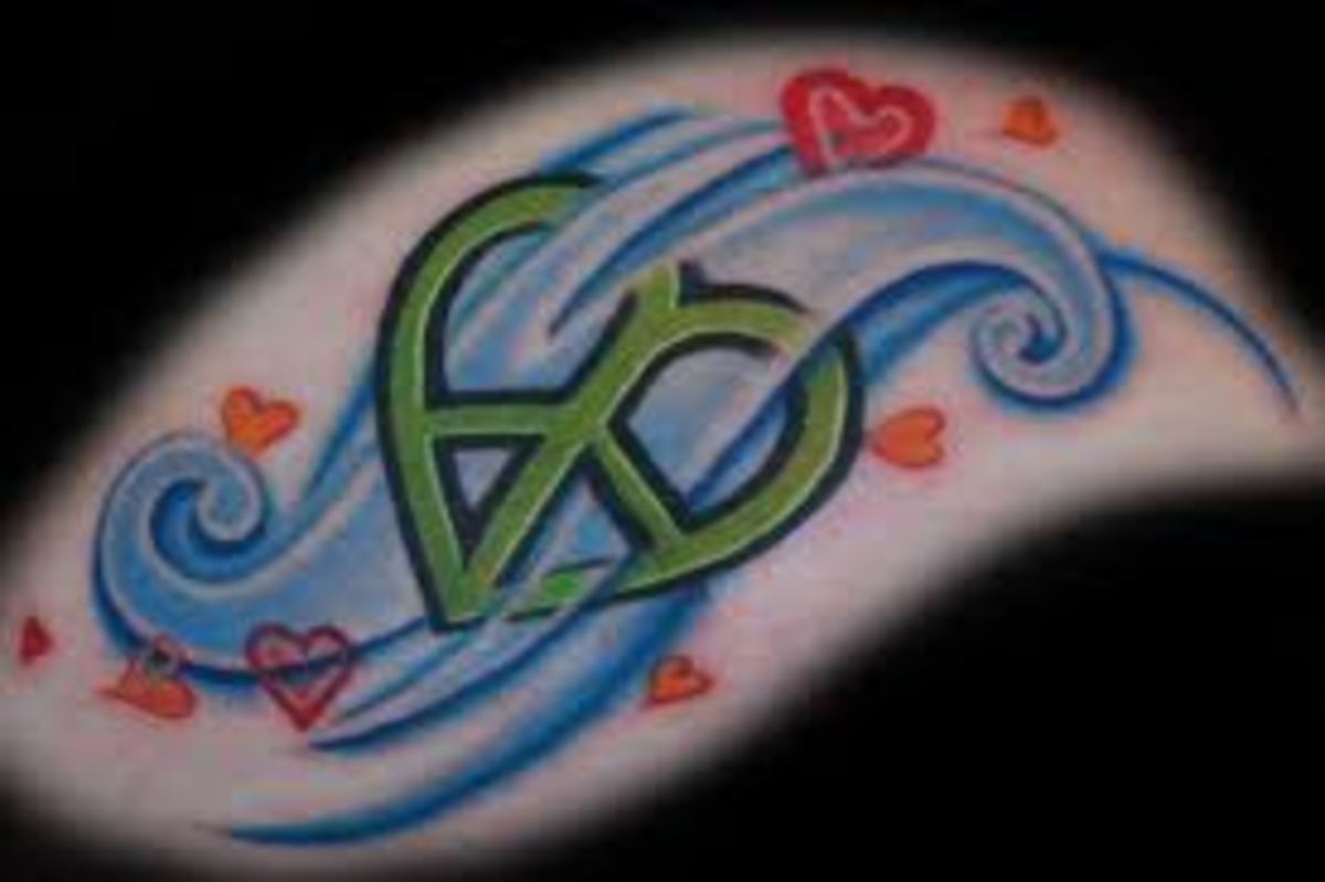Peace Sign Tattoo And Peace Sign Tattoo MeaningsPeace Sign Tattoo Ideas  And Tattoo Pictures  HubPages