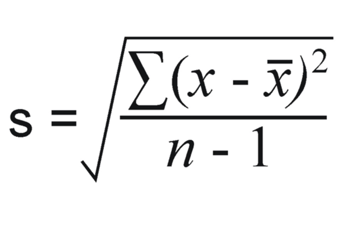 How to Use Standard Deviation Formula For Equations (Statistics Help)