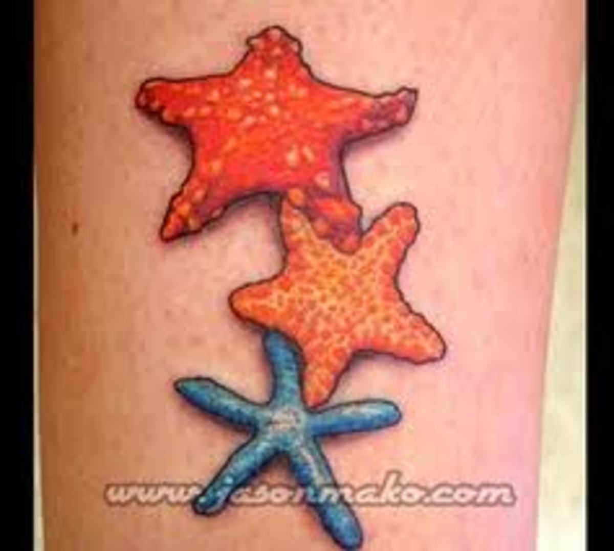 Buy Starfish Temporary Tattoo set of 3 Online in India - Etsy