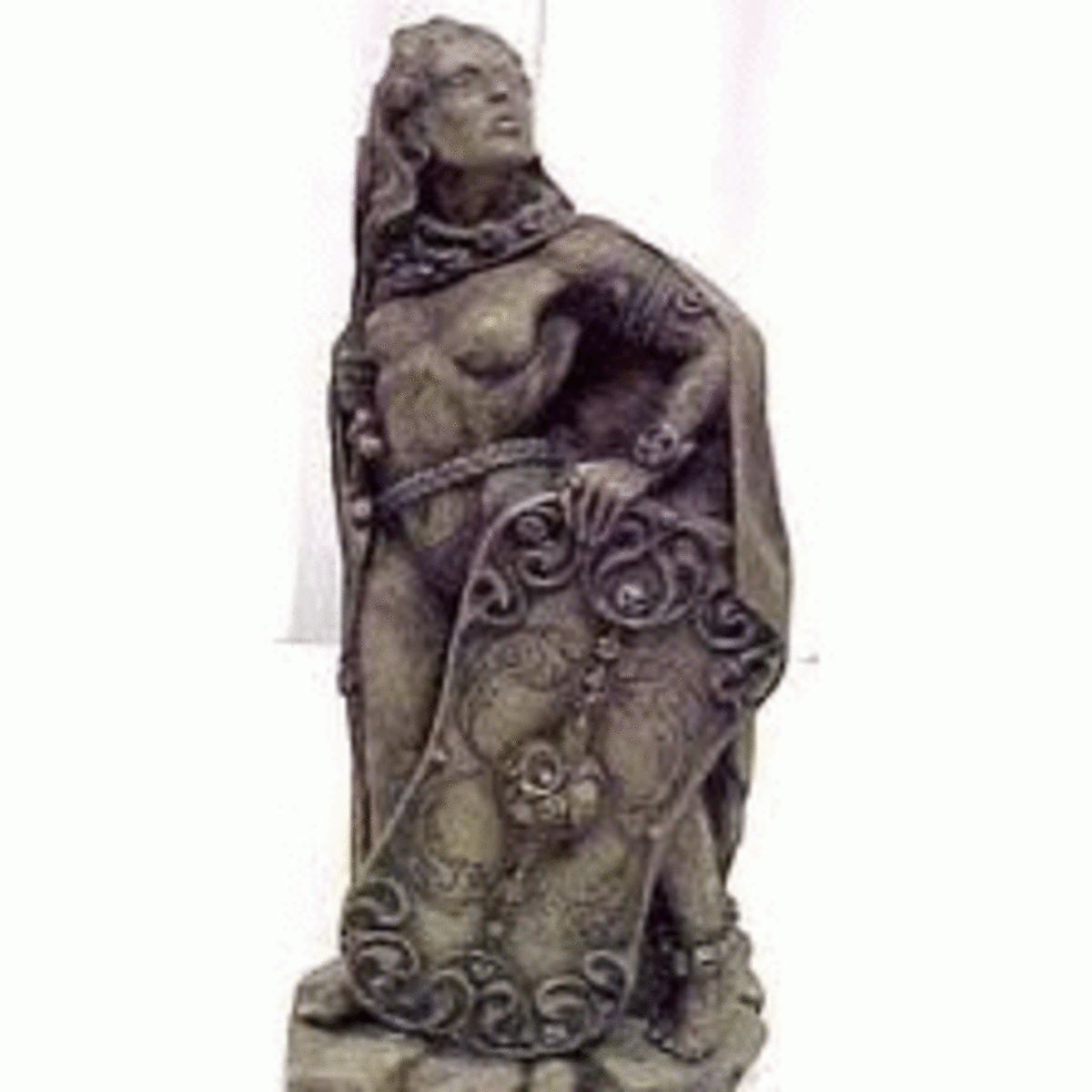 Sculpture of the Celtic Morrigan Goddess