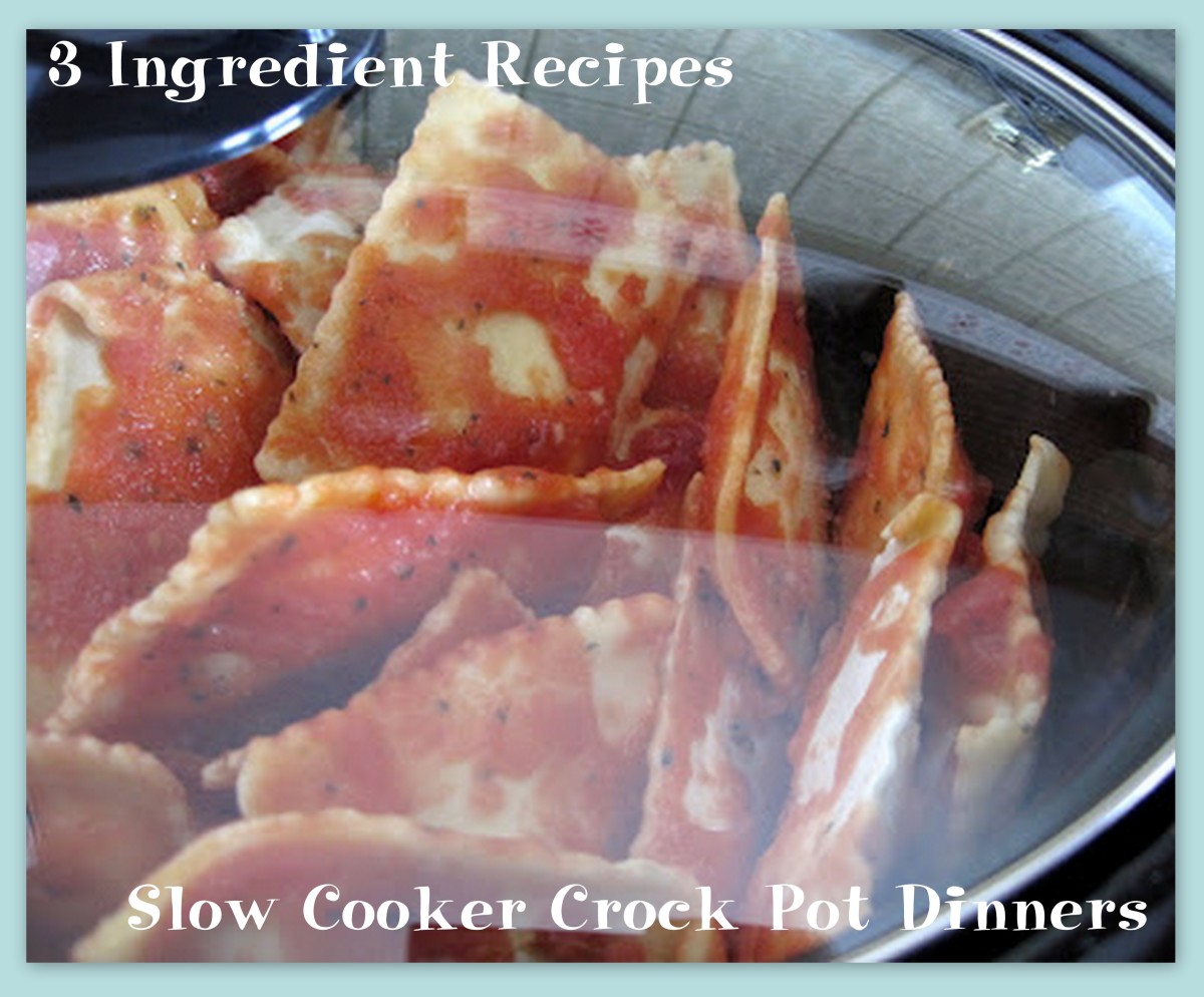 3 Ingredient Recipes: Slow Cooker Crock Pot Dinners