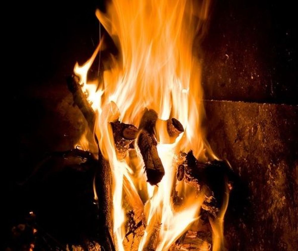 Clean Your Fireplace With Potato Peels