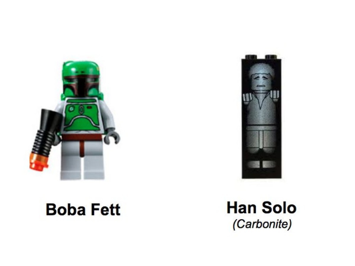 Lego Star Wars Slave-I 7144 Minifigures