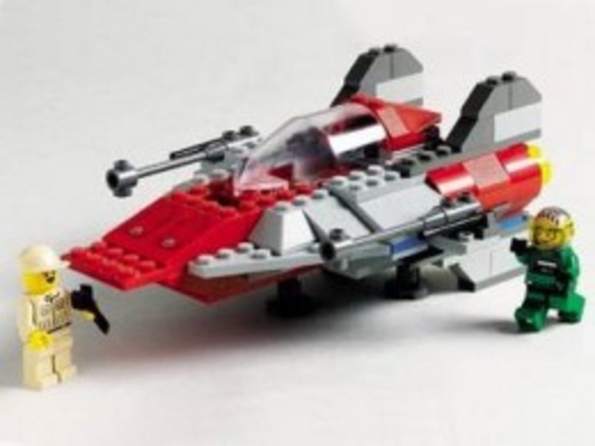 Lego Star Wars A-Wing Fighter 7134 Assembled