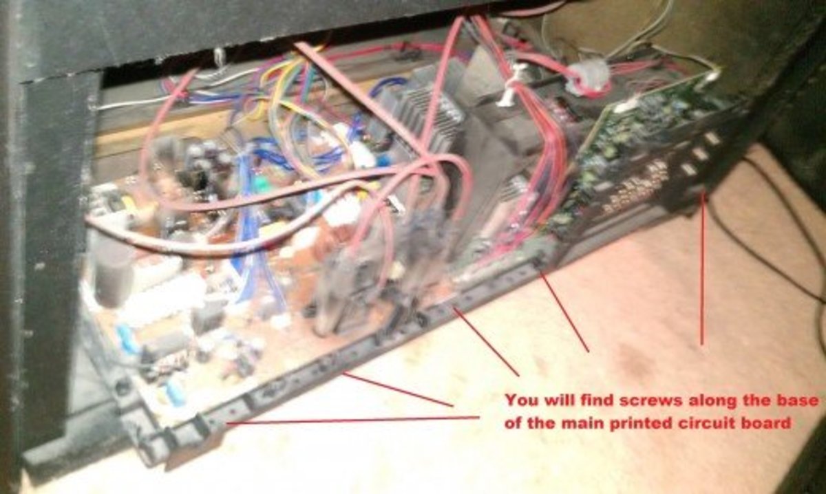 Fig 4.  Loosening Main PCB  