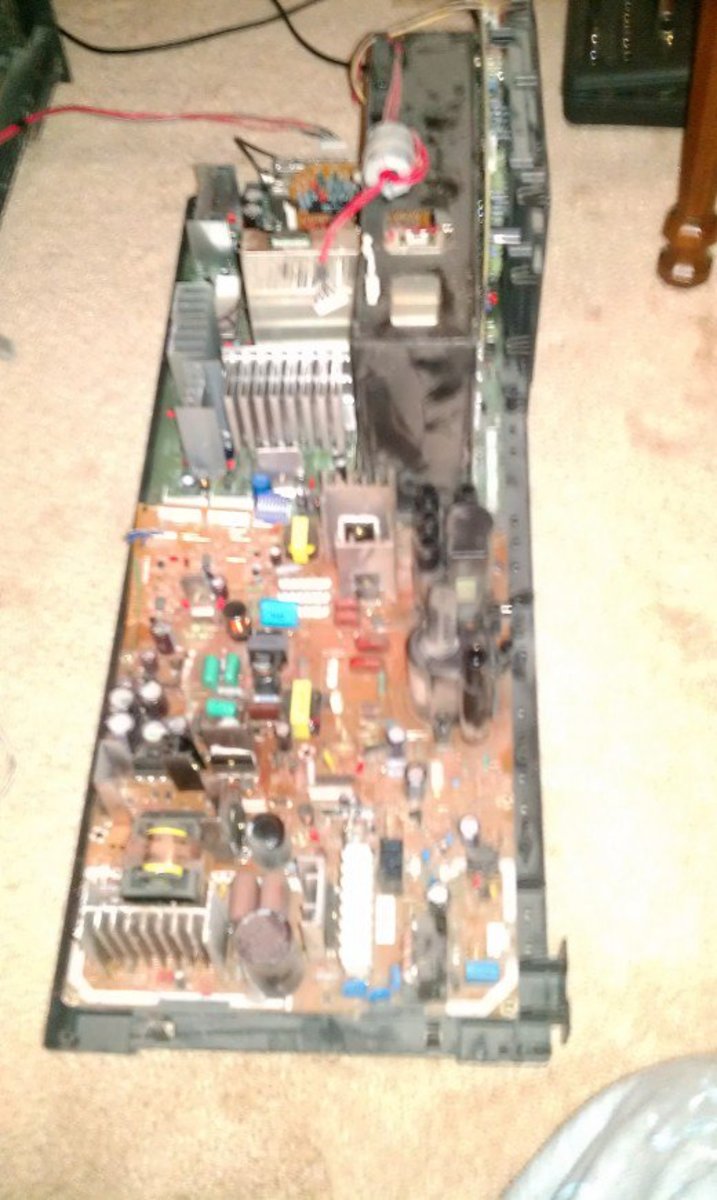 Fig 6.  Main Power Board Removed 