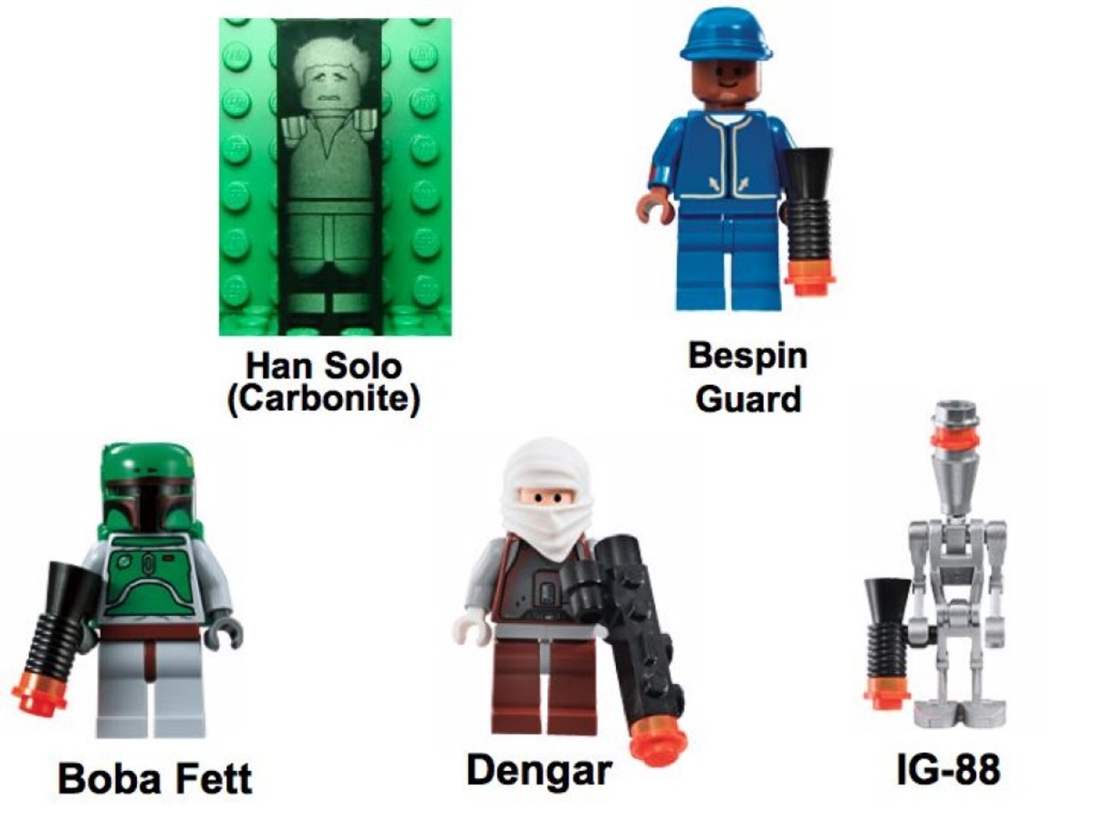 Lego Star Wars Slave 1 6209 Minifigures