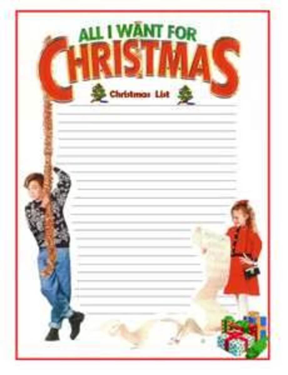 christmas wish list printable