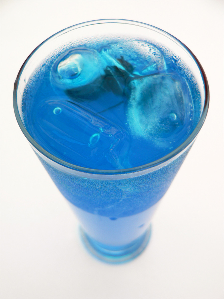 Blue Summer Mocktail Virgin Drink Recipe