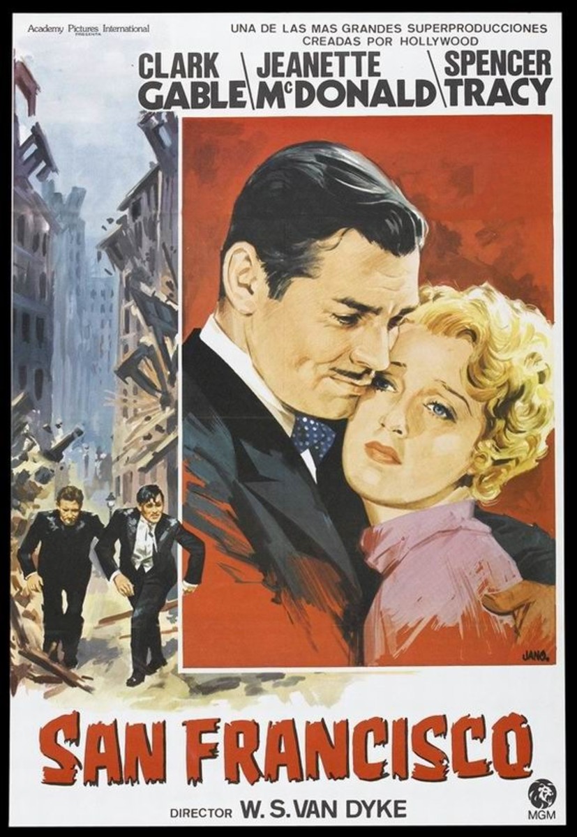 San Francisco (1936) Spanish poster