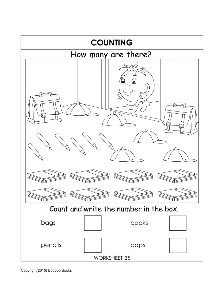 Counting worksheet