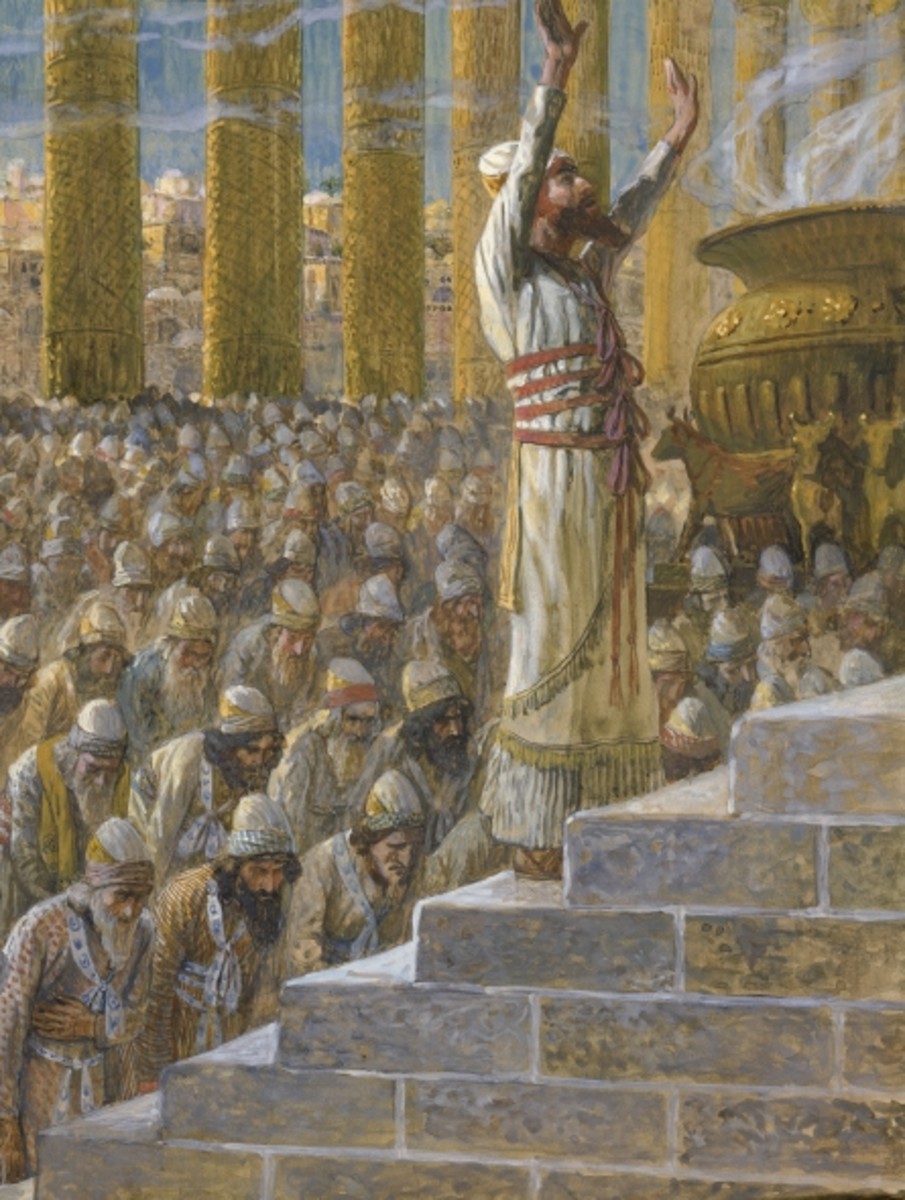 King Solomon Dedicates the Temple
