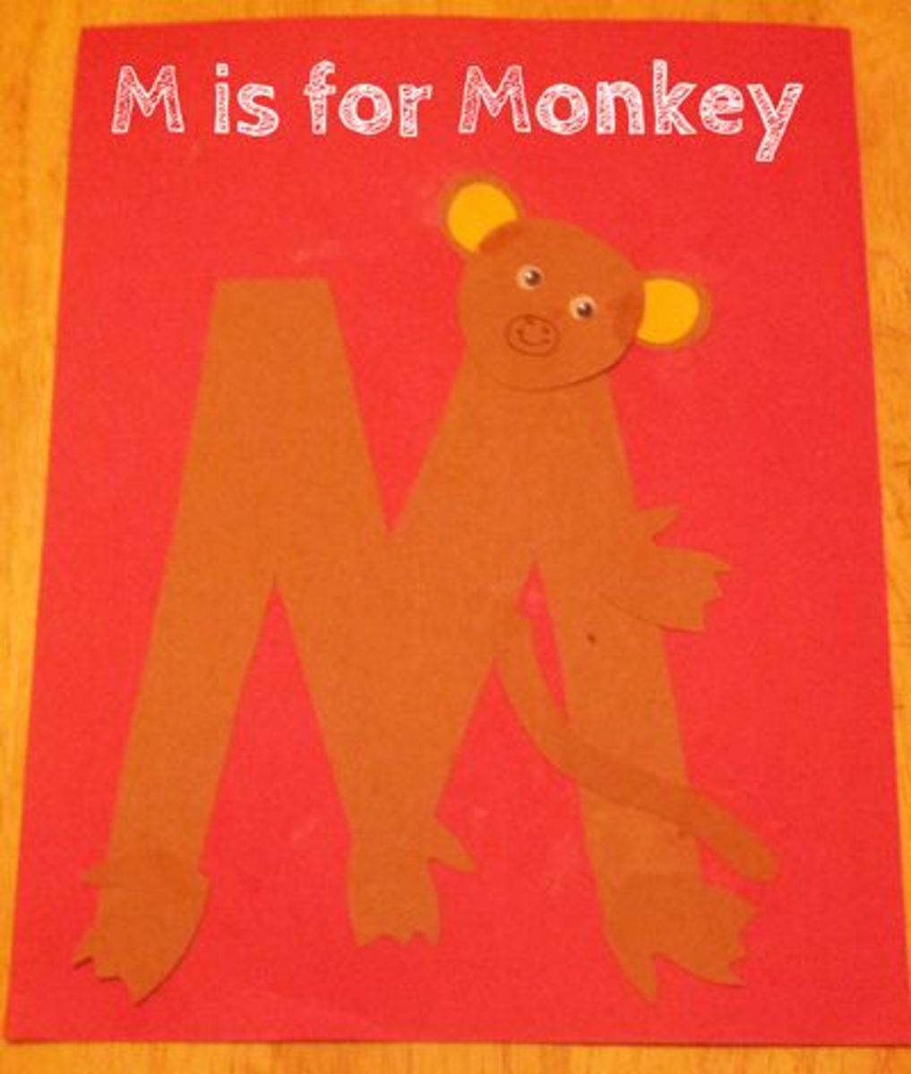M is for Monkey | Alphabet Activities for Kids