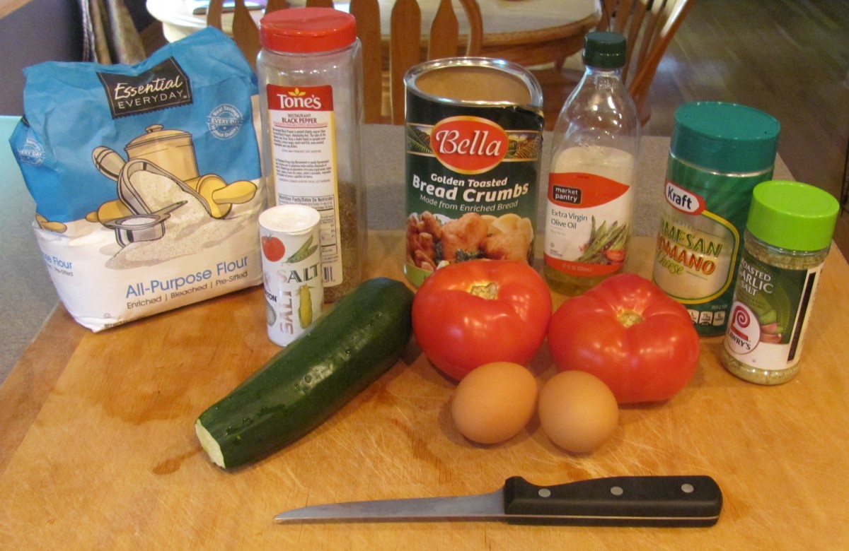 Time to grab these ingredients for Breaded Zucchini and Tomato.