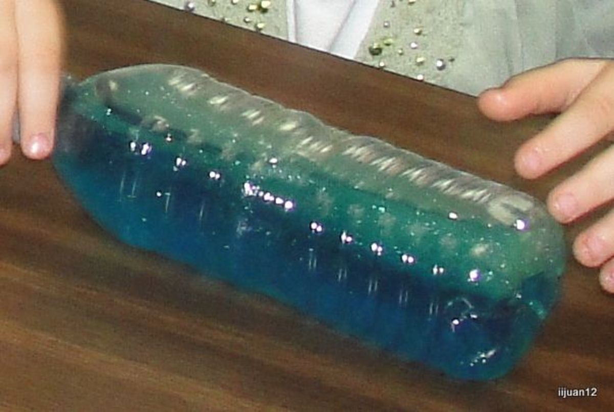 An ocean wave bottle