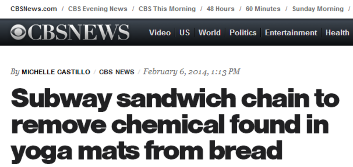 Sensational headline from CBS news about a nonexistent threat