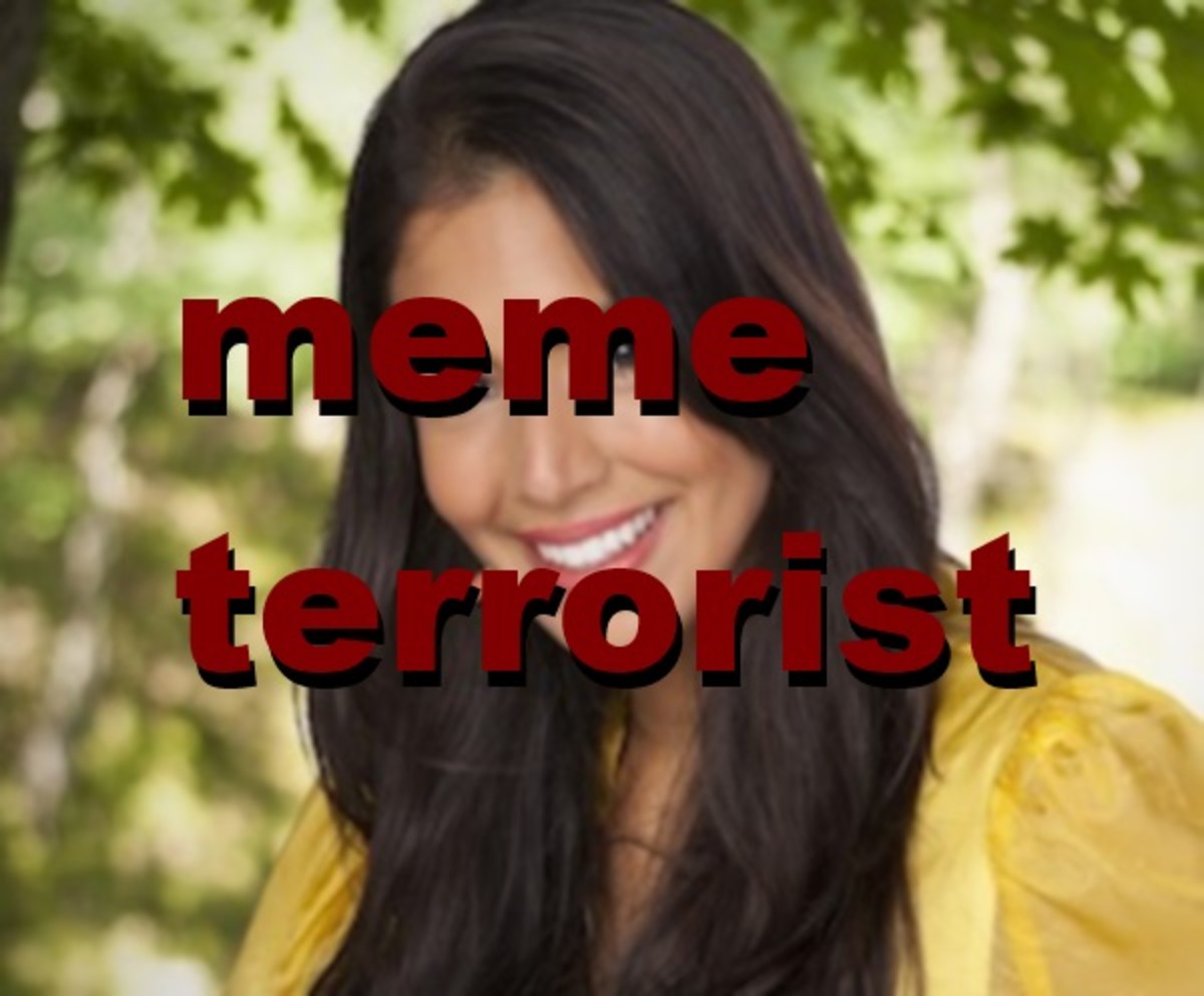 Meme Terrorist, Vani Hari, aka Foodbabe, based on picture from Foodbabe.com