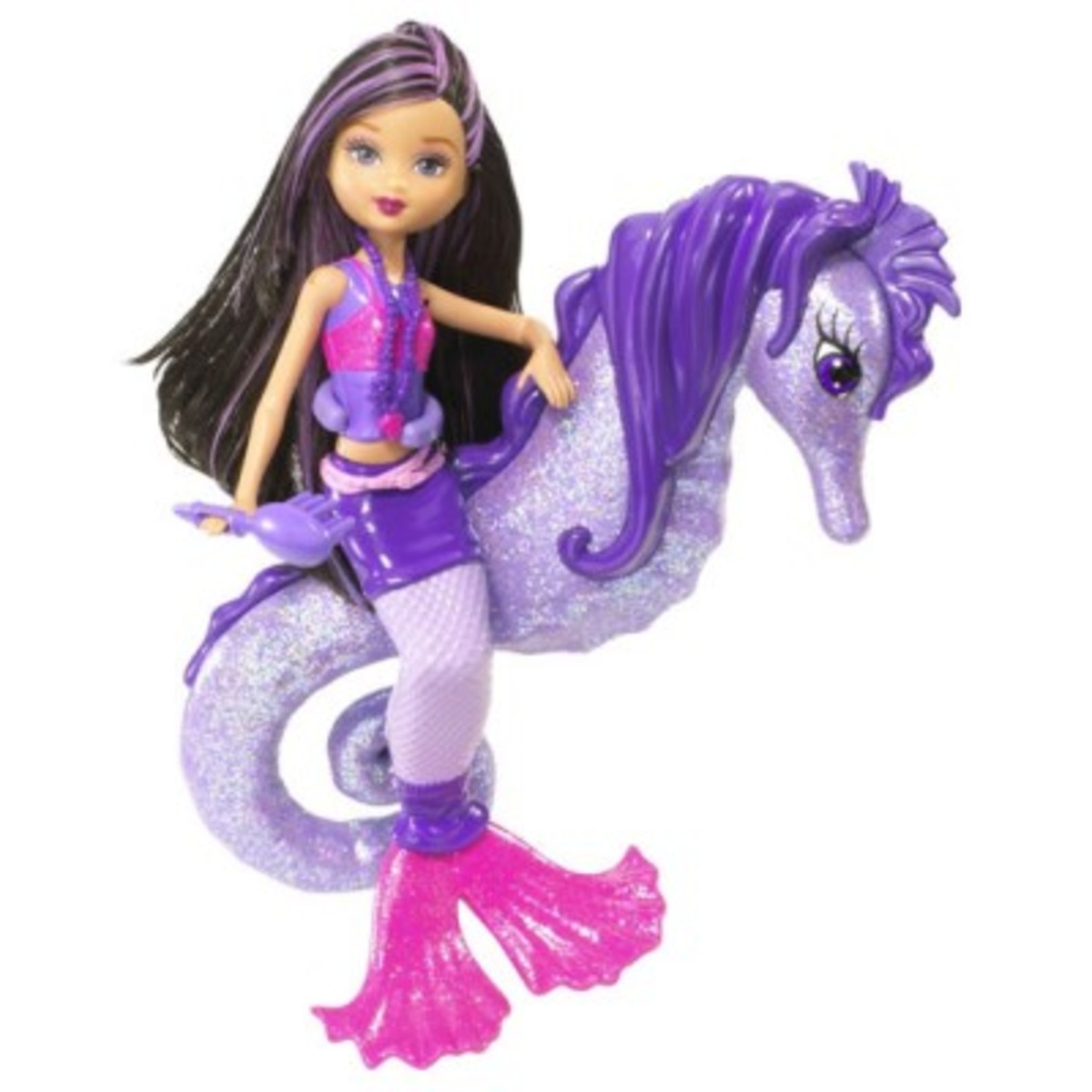 Barbie Mermaid with Purple Sea Horses