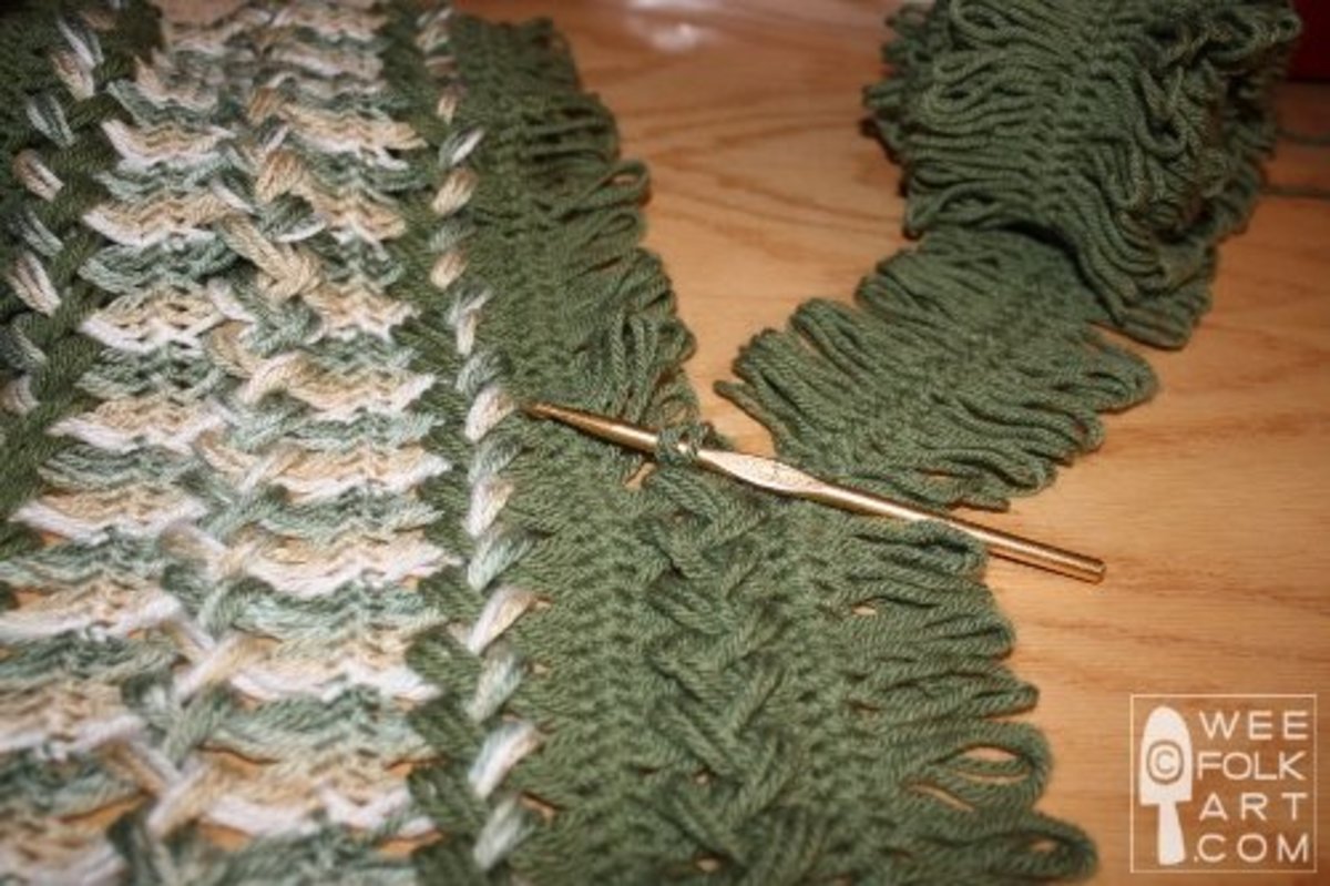 Joining Hairpin Lace Strip Together