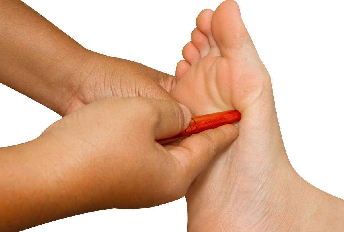 A Thai foot massage is a great way to relax, and using a stick is the most effective method