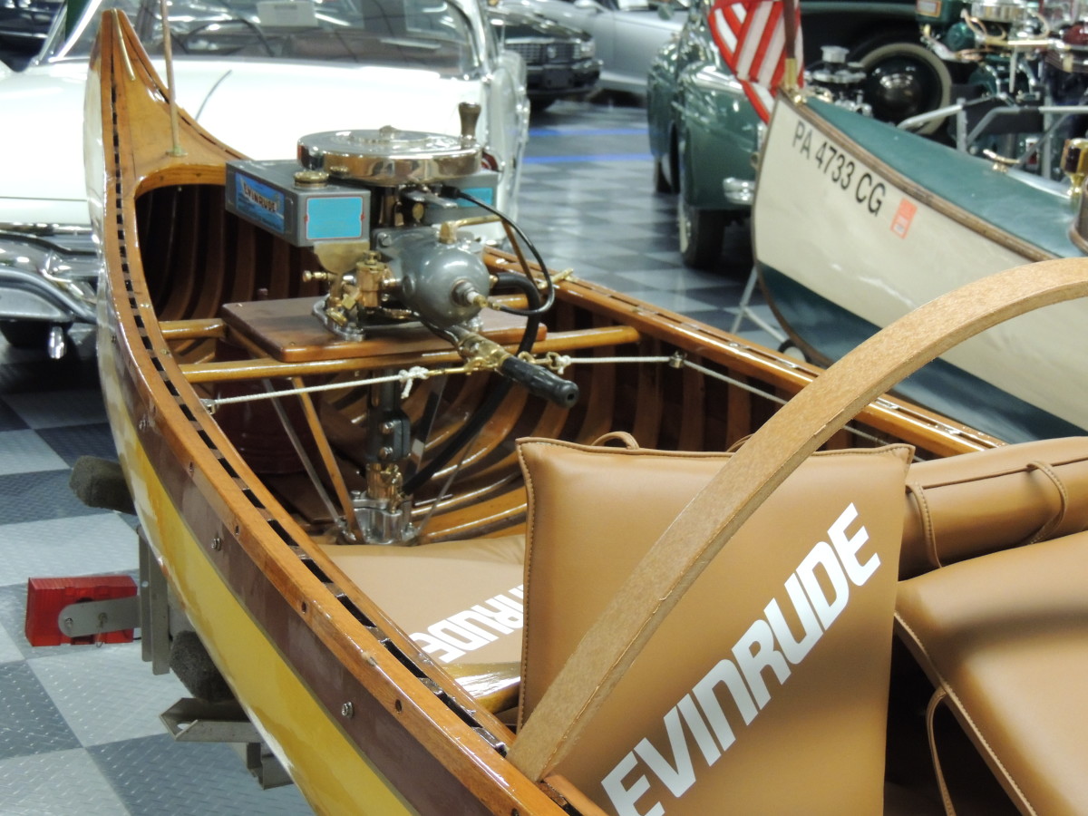 Installed Rowboat Motor