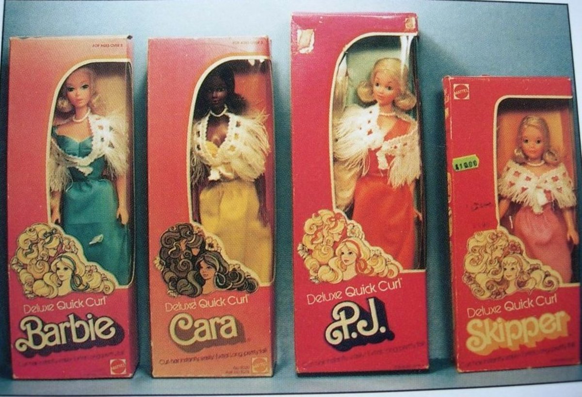 Deluxe "Quick Curl" dolls for 1976