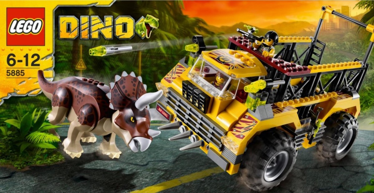 LEGO Dino Triceratops Trapper 5885 Box