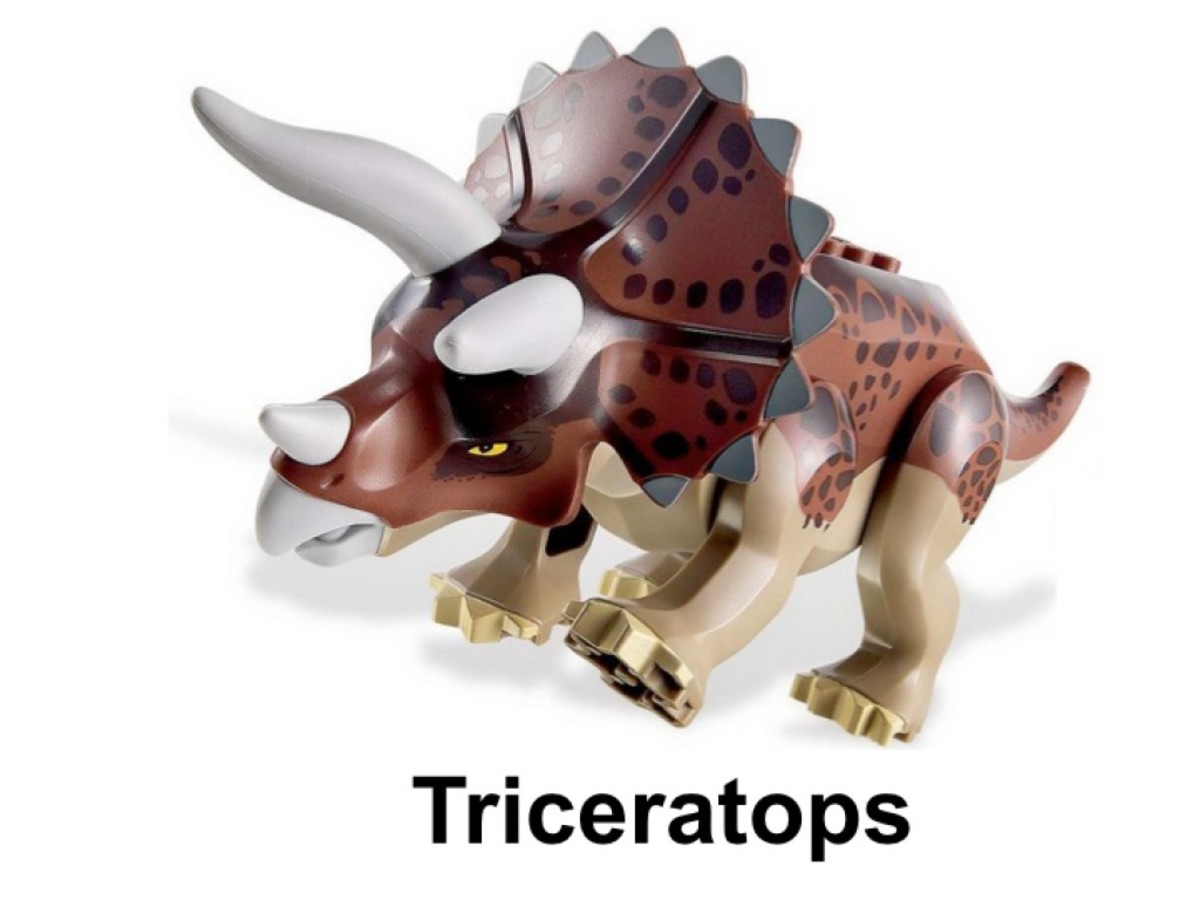LEGO Dino Triceratops Trapper 5885 Triceratops Minifigure 