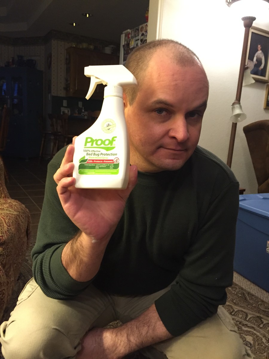 Me with the best bedbug killing product I know of