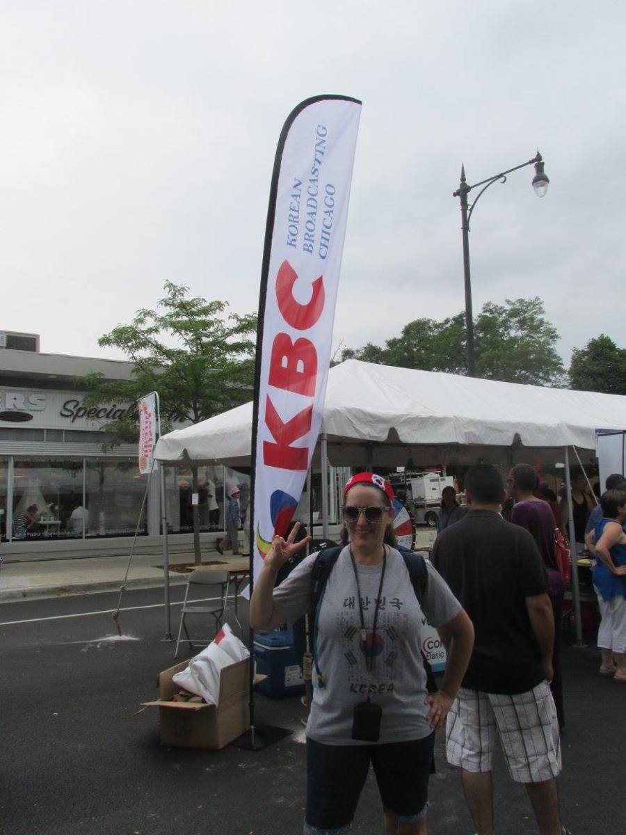 The Author in Front of a KBC Banner at K-Fest 2015