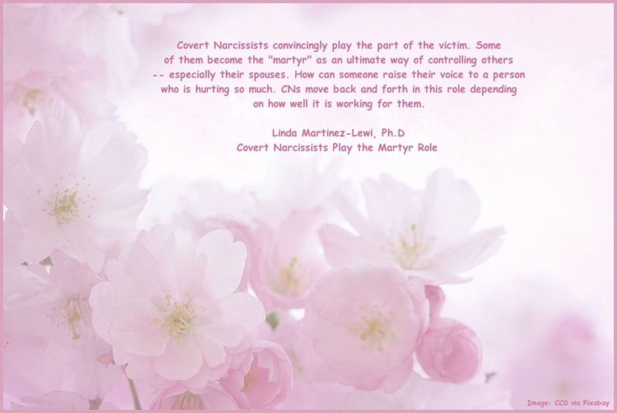 Covert Narcissist Martyr Quote by Dr. Linda Martinez-Lewi