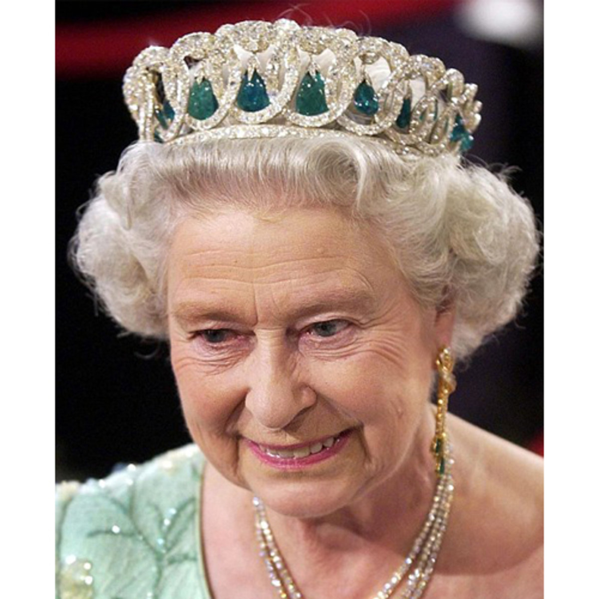This is just one of the many tiaras that Queen Elizabeth owns. 