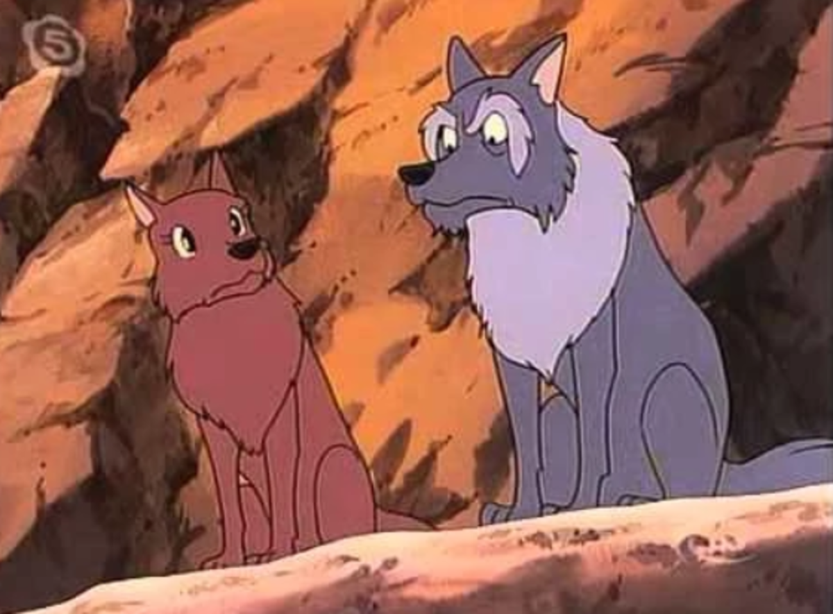 Akela (the Grey Wolf) and Lalah.