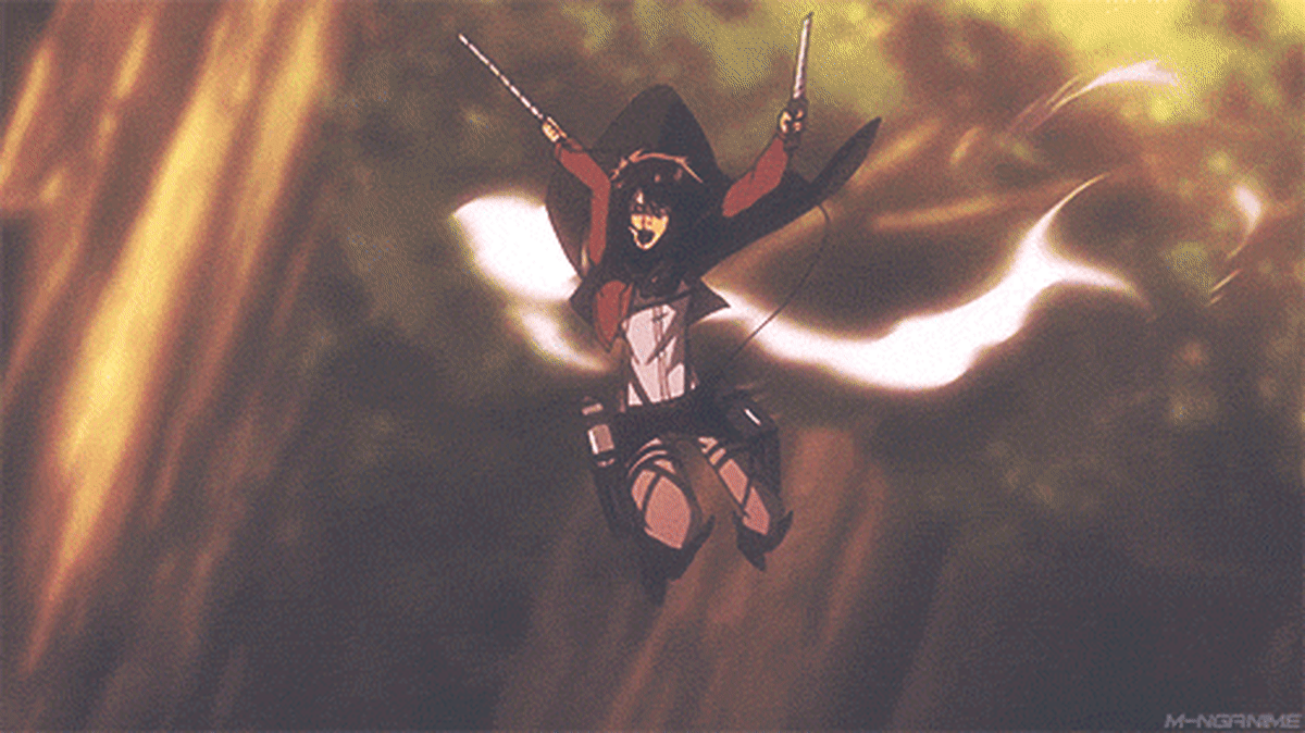 Mikasa Ackerman from Shingeki no kyojin (Attack on Titan)