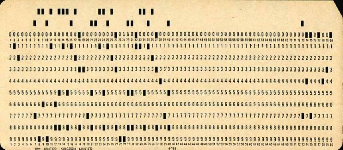 how were crypto punch cards stored in 1970