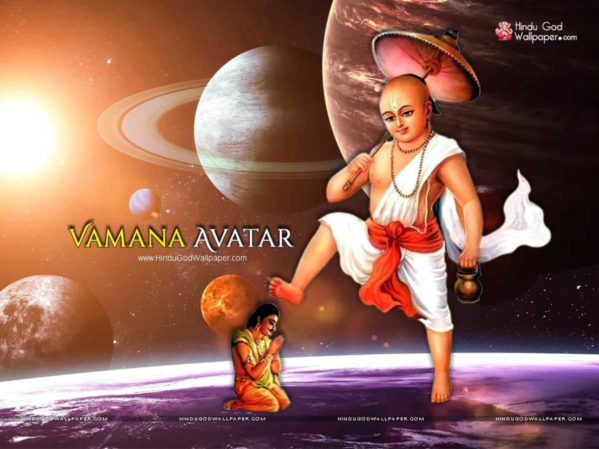 Vishnu Foremost Hindu God and His Appearance as Vamana the Dwarf ...