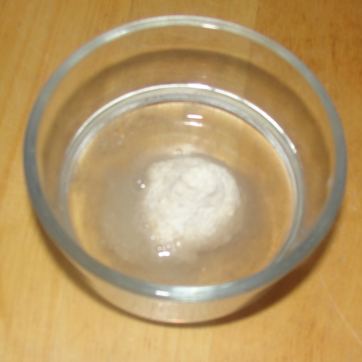 Limestone dissolving in vinegar