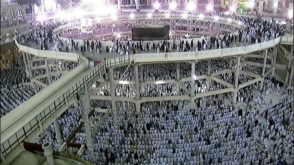 Temporary Mataf in Makkah