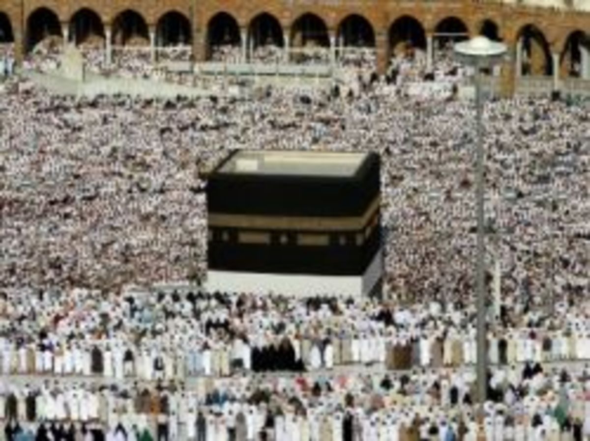 pilgrims in Mecca