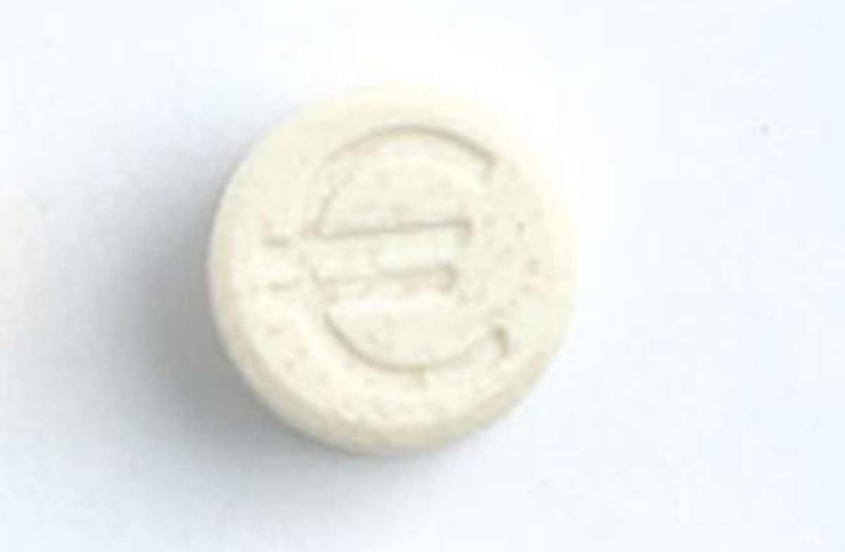 An ecstasy tablet
