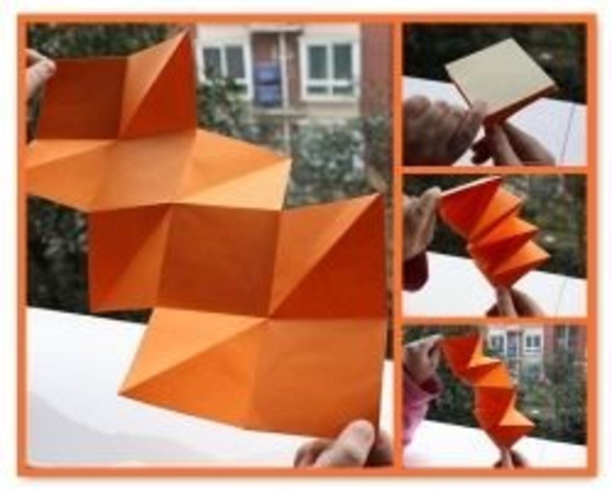 How to Make a Three Square Unfolding Book