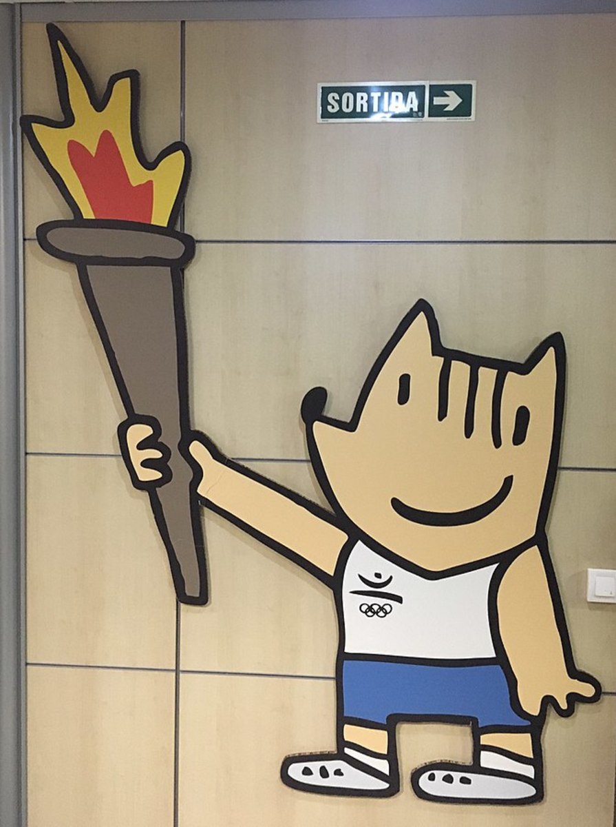 Olympic mascot named Cobi