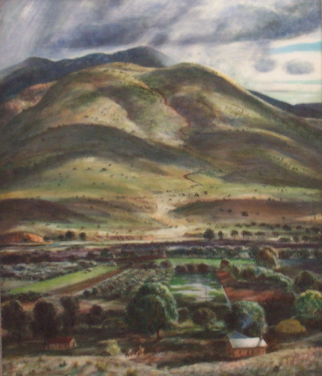 Hondo Valley Landscape from the Roswell Museum and Art Center collection